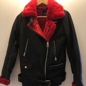 Bershka Faux Leather Jacket